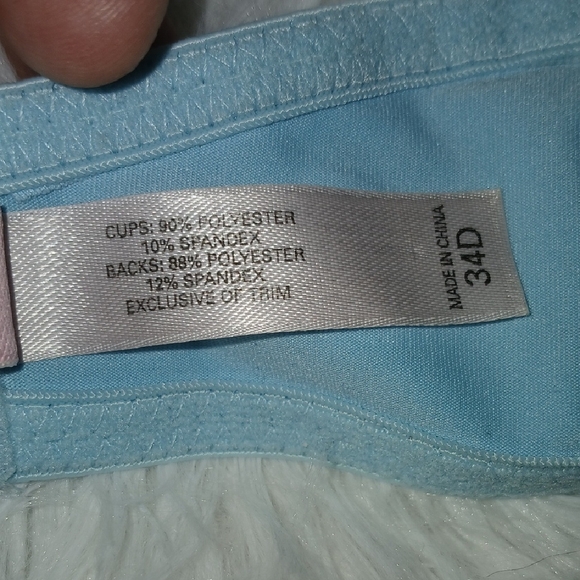 Victoria's Secret Light Blue Women's Underwire Bra Feminine Casual Comfy - Picture 13 of 16